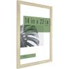 imageMCS Studio Gallery 11x14 Matted To Fit 85x11 Picture Frame White Woodgrain Rectangle Photo Frame for Photos Posters ampamp Art Prints 1PackNatural Woodgrain