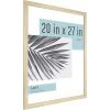 imageMCS Studio Gallery 11x14 Matted To Fit 85x11 Picture Frame White Woodgrain Rectangle Photo Frame for Photos Posters ampamp Art Prints 1PackNatural Woodgrain