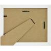 imageMCS Studio Gallery 11x14 Matted To Fit 85x11 Picture Frame White Woodgrain Rectangle Photo Frame for Photos Posters ampamp Art Prints 1PackWhite Woodgrain