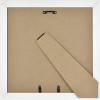 imageMCS Studio Gallery 11x14 Matted To Fit 85x11 Picture Frame White Woodgrain Rectangle Photo Frame for Photos Posters ampamp Art Prints 1PackWhite Woodgrain