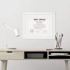 imageMCS Studio Gallery 11x14 Matted To Fit 85x11 Picture Frame White Woodgrain Rectangle Photo Frame for Photos Posters ampamp Art Prints 1PackWhite Woodgrain