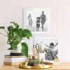 imageMCS Studio Gallery 11x14 Matted To Fit 85x11 Picture Frame White Woodgrain Rectangle Photo Frame for Photos Posters ampamp Art Prints 1PackWhite Woodgrain