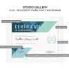 imageMCS Studio Gallery 11x14 Matted To Fit 85x11 Picture Frame White Woodgrain Rectangle Photo Frame for Photos Posters ampamp Art Prints 1PackWhite Woodgrain