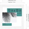 imageMCS Studio Gallery 11x14 Matted To Fit 85x11 Picture Frame White Woodgrain Rectangle Photo Frame for Photos Posters ampamp Art Prints 1PackWhite Woodgrain