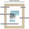 imageMCS Studio Gallery Setof7 Gallery Wall Picture Frames in Natural Woodgrain 11x14 8x10 ampamp 5x7 Rectangle Photo Frames for Photos Posters ampamp Art Prints 7Pack