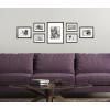 imageMCS Walnut Finish Gallery Wood 7 Piece Frame Set 65736Walnut Finish