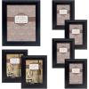 imageMCS 7 Piece Wide Scoop Molding Frame Set Black 65614Black