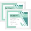 imageMCS Gallery Essential Document Frame  White Woodgrain 85 x 11 in 6 pkWhite Woodgrain