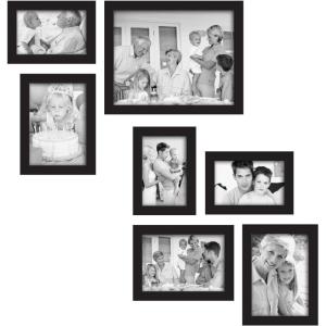 imageMCS 7Piece Gallery Frame Set Black 49709