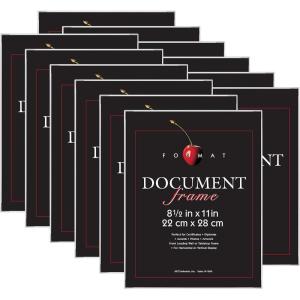 imageMCS Format Document Frame Diploma and Certificate Frame White 85 x 11 12Pack