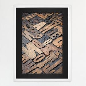 imageMCS Frame for Puzzles Walnut 1425 x 1925 in or smallerWhite