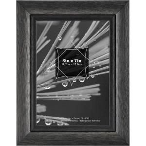 imageMCS Regency Wood 9 Piece Frame Set Black Washed Woodgrain 66986Regency Wood 5x7