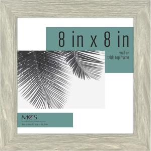 imageMCS Studio Gallery 11x14 Matted To Fit 85x11 Picture Frame White Woodgrain Rectangle Photo Frame for Photos Posters ampamp Art Prints 1PackGray Woodgrain