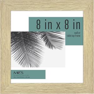 imageMCS Studio Gallery 11x14 Matted To Fit 85x11 Picture Frame White Woodgrain Rectangle Photo Frame for Photos Posters ampamp Art Prints 1PackNatural Woodgrain