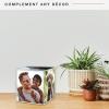 imageMCS 325x325 Inch Clear Plastic 6 Sided Photo Cube 4Pack Clear 65750