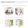 imageMCS 325x325 Inch Clear Plastic 6 Sided Photo Cube 4Pack Clear 65750