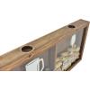 imageMCS 66959 Bar None Cheers Wine Cork Holder Shadowbox 10quotx10quot BrownHis  Hers