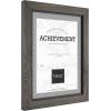 imageMCS 85x11 Inch Asher Wood Document Frame Gray Woodgrain 6696785 x 11