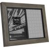 imageMCS 85x11 Inch Asher Wood Document Frame Gray Woodgrain 66967Matted to 2  5 x 7