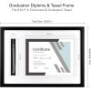 imageMCS Black Graduation Diploma and Tassel Frame 1825x13 Inch Overall SizeBlack