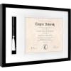 imageMCS Black Graduation Diploma and Tassel Frame 1825x13 Inch Overall SizeBlack
