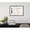 imageMCS Black Graduation Diploma and Tassel Frame 1825x13 Inch Overall SizeGray