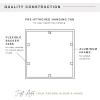 imageMCS Double Matte Record Album Frame 165x25 Record Frame White Frame for LP Vinyl Record ampamp Jacket Display 1PackAnodized Blackpack of 6