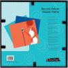 imageMCS Double Matte Record Album Frame 165x25 Record Frame White Frame for LP Vinyl Record ampamp Jacket Display 1PackBlack