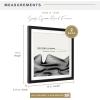 imageMCS Double Matte Record Album Frame 165x25 Record Frame White Frame for LP Vinyl Record ampamp Jacket Display 1PackBlack