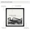 imageMCS Double Matte Record Album Frame 165x25 Record Frame White Frame for LP Vinyl Record ampamp Jacket Display 1PackBlack