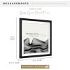 imageMCS Double Matte Record Album Frame 165x25 Record Frame White Frame for LP Vinyl Record ampamp Jacket Display 1PackBlack