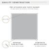 imageMCS Double Matte Record Album Frame 165x25 Record Frame White Frame for LP Vinyl Record ampamp Jacket Display 1PackBlack