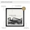 imageMCS Double Matte Record Album Frame 165x25 Record Frame White Frame for LP Vinyl Record ampamp Jacket Display 1PackBlack