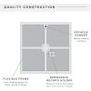 imageMCS Double Matte Record Album Frame 165x25 Record Frame White Frame for LP Vinyl Record ampamp Jacket Display 1PackBlack