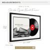 imageMCS Double Matte Record Album Frame 165x25 Record Frame White Frame for LP Vinyl Record ampamp Jacket Display 1PackBlack With Black Bottom Mat