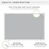 imageMCS Double Matte Record Album Frame 165x25 Record Frame White Frame for LP Vinyl Record ampamp Jacket Display 1PackGrey