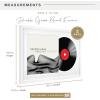 imageMCS Double Matte Record Album Frame 165x25 Record Frame White Frame for LP Vinyl Record ampamp Jacket Display 1PackWhite