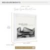 imageMCS Double Matte Record Album Frame 165x25 Record Frame White Frame for LP Vinyl Record ampamp Jacket Display 1PackWhite