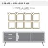 imageMCS Double Matte Record Album Frame 165x25 Record Frame White Frame for LP Vinyl Record ampamp Jacket Display 1PackWhite