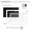 imageMCS Double Matte Record Album Frame 165x25 Record Frame White Frame for LP Vinyl Record ampamp Jacket Display 1PackWhite