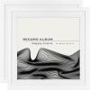 imageMCS Double Matte Record Album Frame 165x25 Record Frame White Frame for LP Vinyl Record ampamp Jacket Display 1PackWhite
