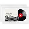 imageMCS Double Matte Record Album Frame 165x25 Record Frame White Frame for LP Vinyl Record ampamp Jacket Display 1PackWhite