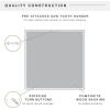 imageMCS Double Matte Record Album Frame 165x25 Record Frame White Frame for LP Vinyl Record ampamp Jacket Display 1PackWhite