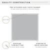 imageMCS Double Matte Record Album Frame 165x25 Record Frame White Frame for LP Vinyl Record ampamp Jacket Display 1PackWhite