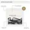 imageMCS Double Matte Record Album Frame 165x25 Record Frame White Frame for LP Vinyl Record ampamp Jacket Display 1PackWhite