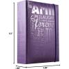 imageMCS Embossed Family 100Pocket 4x6 Photo Album Purple