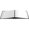 imageMCS Expandable 10  Page inserts Fabric Scrapbook Album with Photo Opening Cover and 8 x 8 Inch Pages 96 x 85 Inch Black