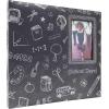 imageMCS Expandable 10Page Glitter Scrapbook Album with Photo Opening Cover and 12 x 12 Inch Pages 135 x 125 Inch Black DiamondBlack