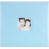 imageMCS Expandable 10Page Glitter Scrapbook Album with Photo Opening Cover and 12 x 12 Inch Pages 135 x 125 Inch Black DiamondBlue
