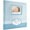 imageMCS Expandable 10Page Glitter Scrapbook Album with Photo Opening Cover and 12 x 12 Inch Pages 135 x 125 Inch Black DiamondBlue